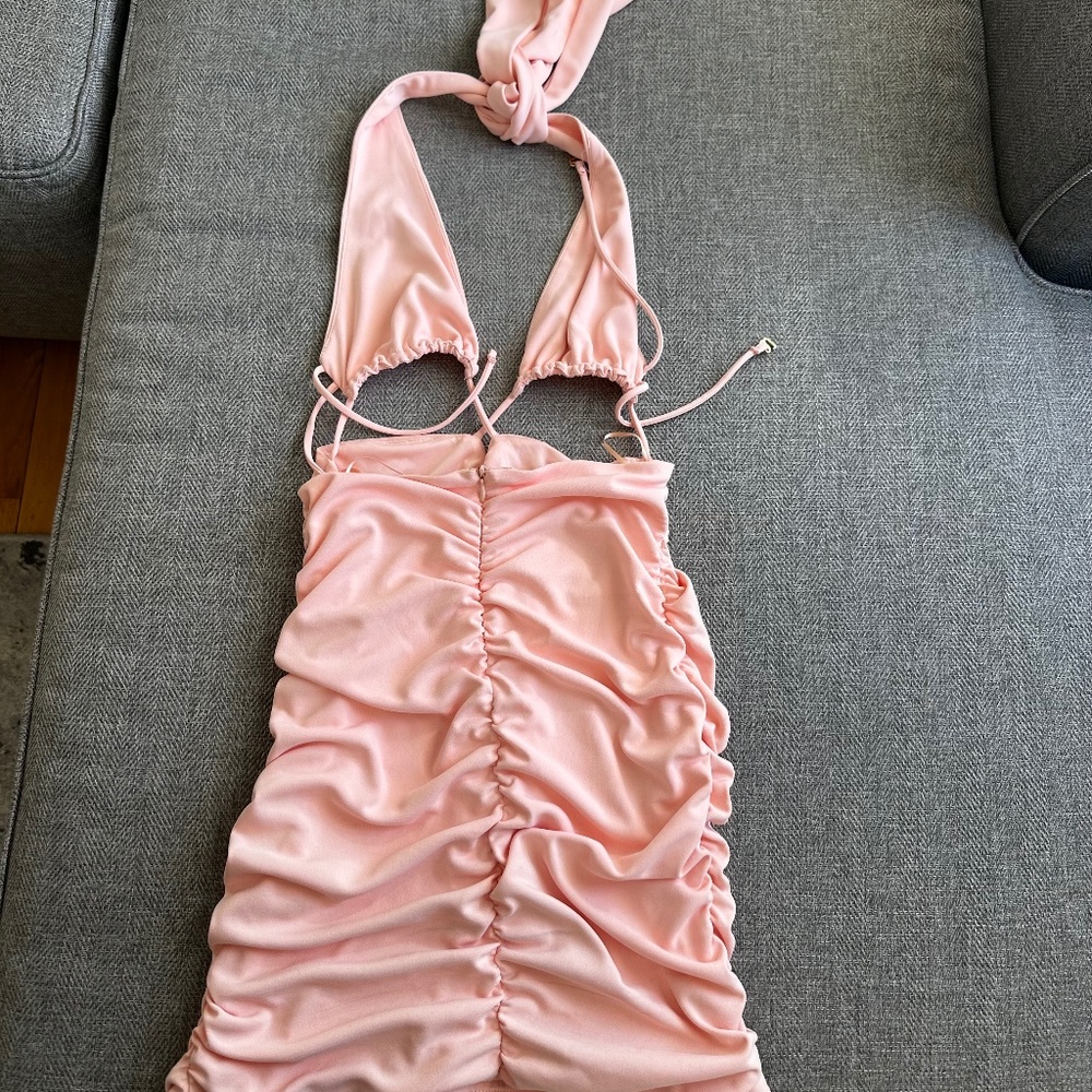 Zara Pink Summer Mini Dress